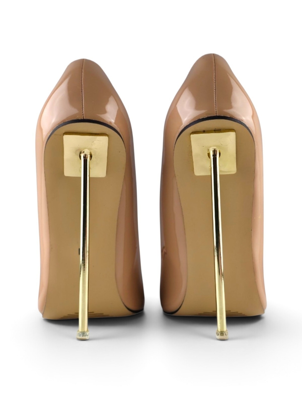 MAIERNISI Nude Patent Pointed Toe Pumps EU/CN 41 - Picture 3 of 4